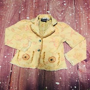 Beautiful Yak Magic Starfish Beaded Blazer